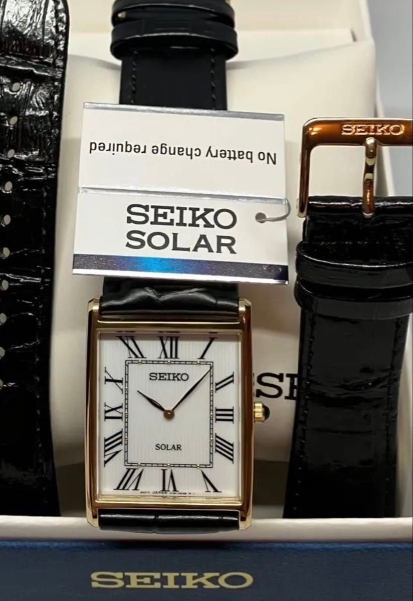 Seiko wristwatch analog display Japanese quartz black watch SUP880 men s