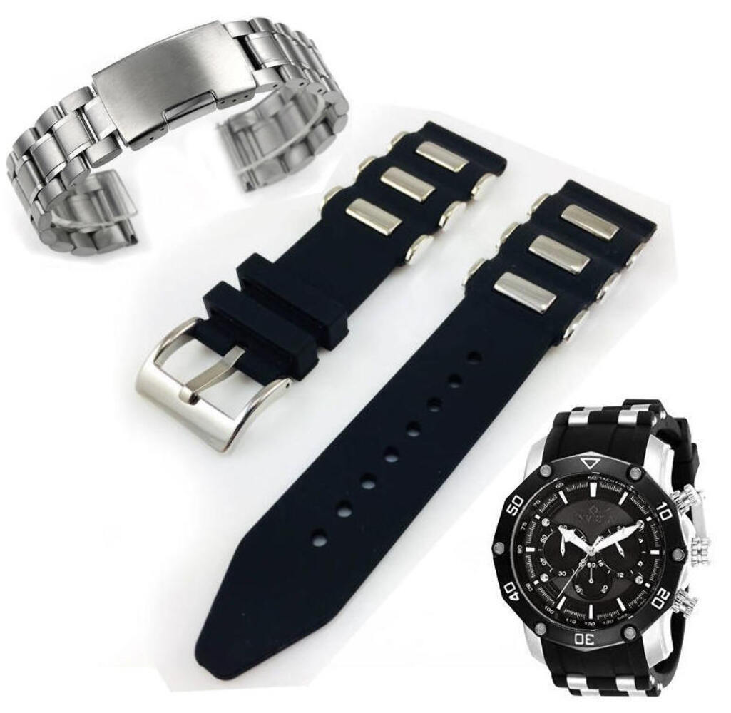 PACK OF 2 Replacement Watch Band Strap Fits Invicta Pro Diver 50mm 28753