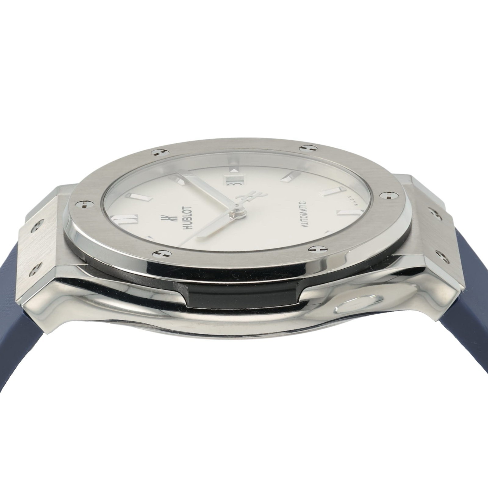 Hublot Classic Fusion Silver Dial Titanium 45mm Auto Men’s Watch 511.NX.2611.LR
