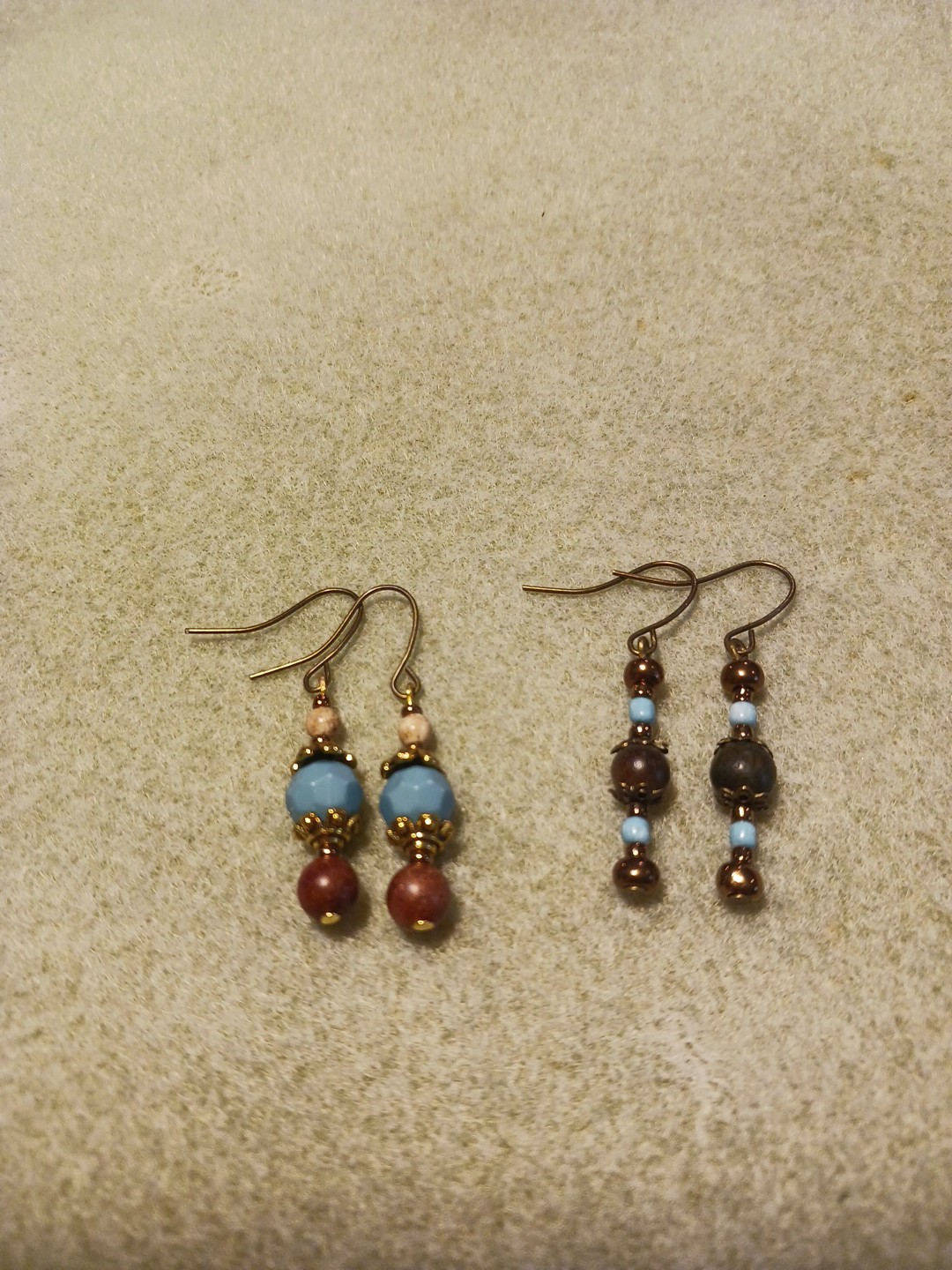 hand crafted Jewelry Necklace, and earrings