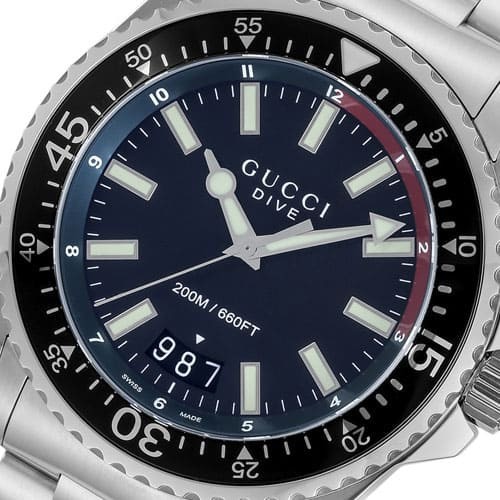 ​GUCCI Dive YA136212 Stainless Steel Men’s Watch 45MM