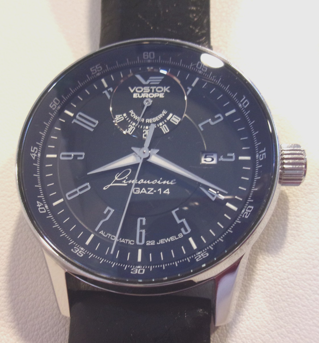 Vostok Europe Limousine automatic watch. Power reserve indicator. 1075/3000 Used