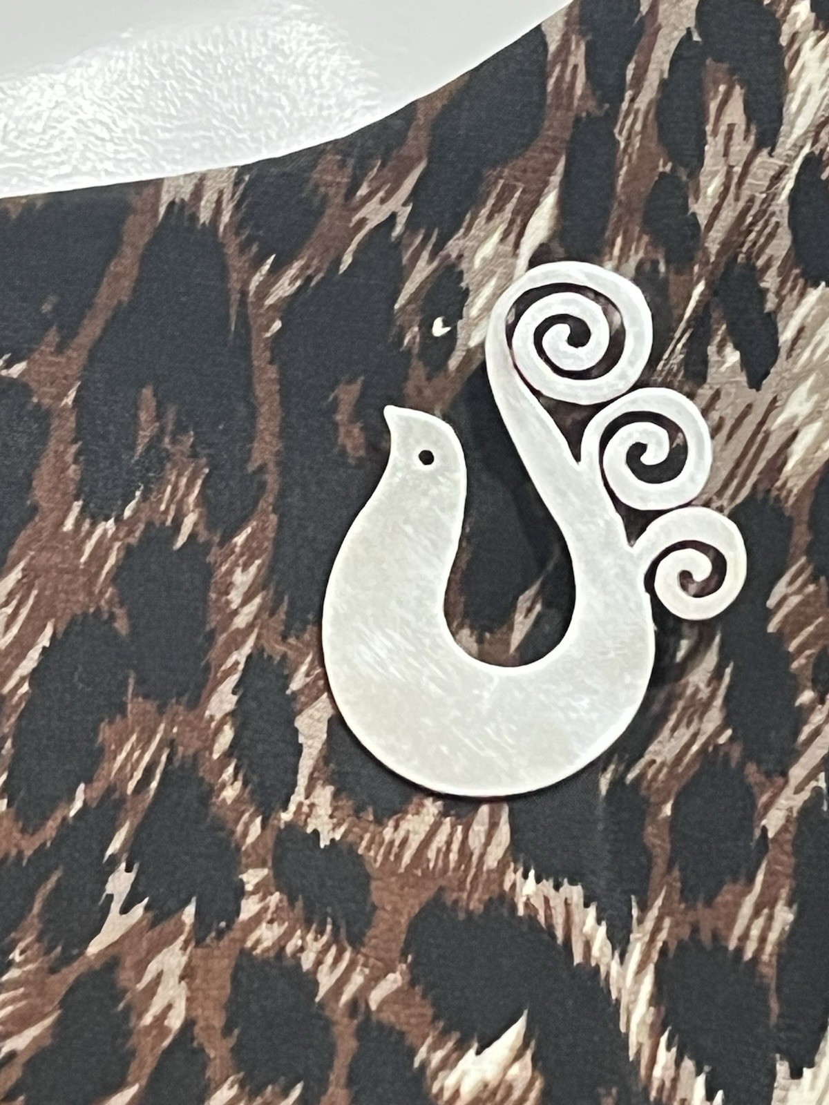 Vintage Estate Peru Sterling Silver 925 Bird Brooch / Pendant Art Deco 2” X 1.5”