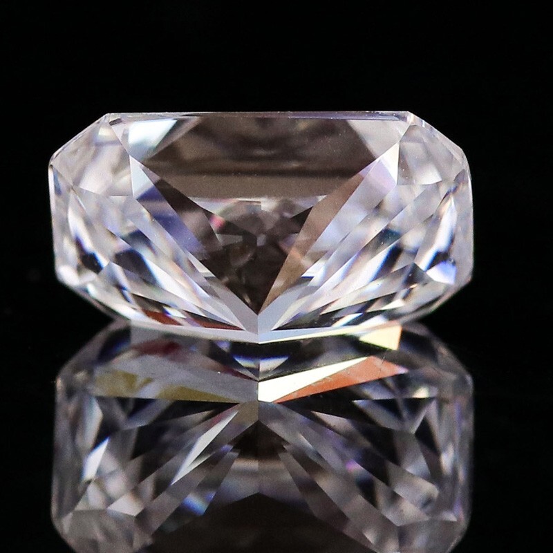 0.1-9ct Radiant Cut D VVS1 Loose Moissanite Stone Lab Created Diamond W/GRA