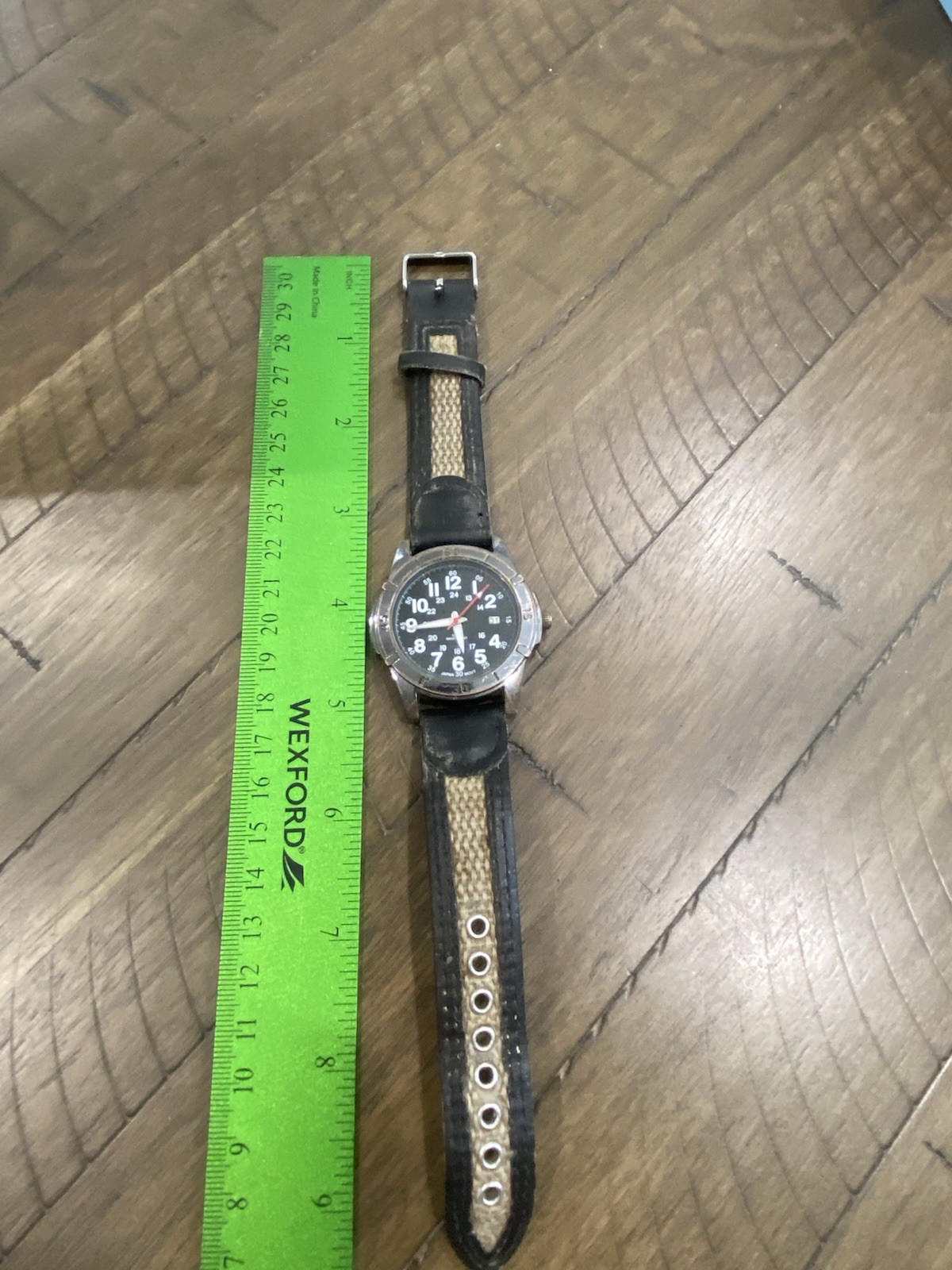FMD Quartz Analog Men’s Watch New Battery FMD Men’s Military-Style Field Watch.