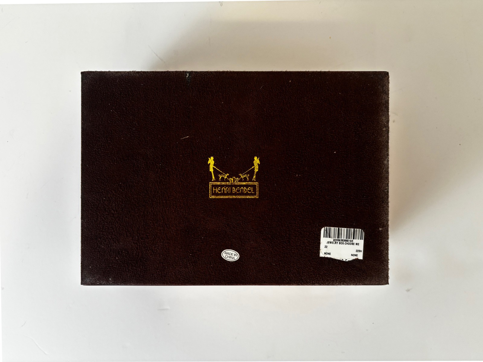 HENRY BENDEL Izak Zenou JEWELRY BOX red laquer WITH KEY