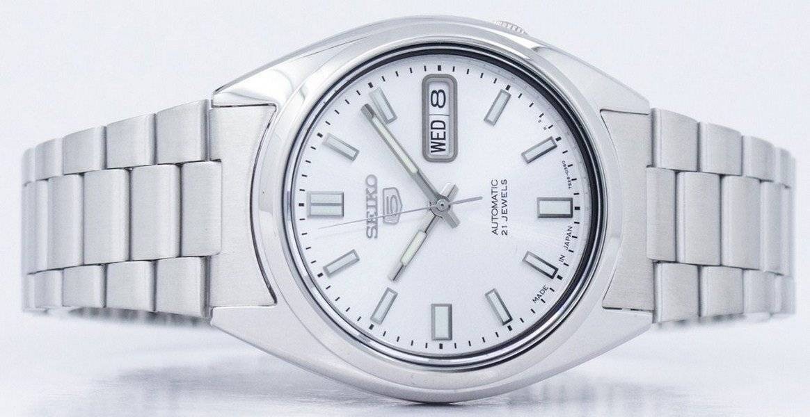 Seiko 5 Automatic Stainless Steel Silver Dial Dress SNXS73J1 Men’s Watch