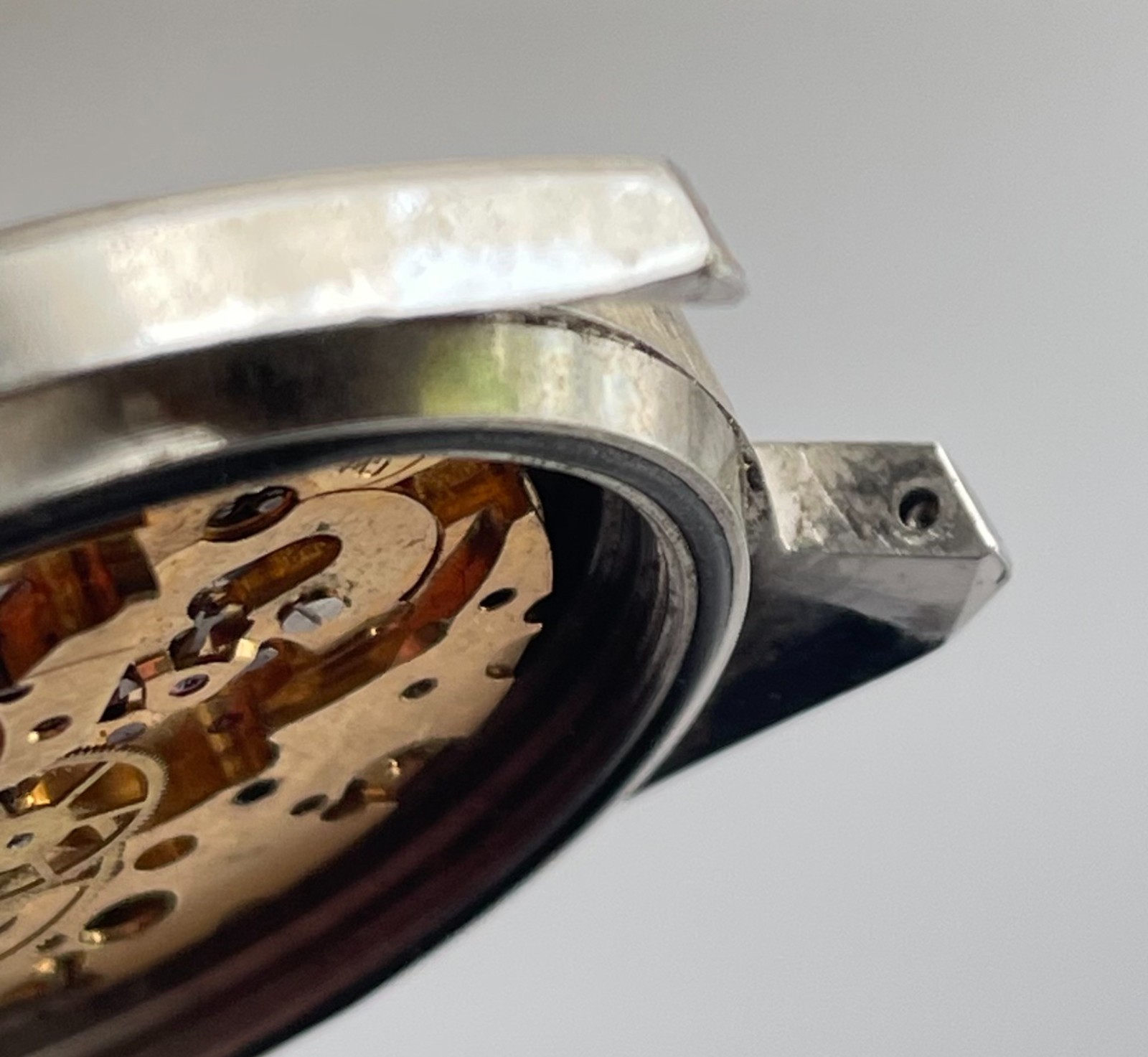 Vintage Bulova Dual Day Automatic Watch Movement N7 Parts Repair 35.6mm Case