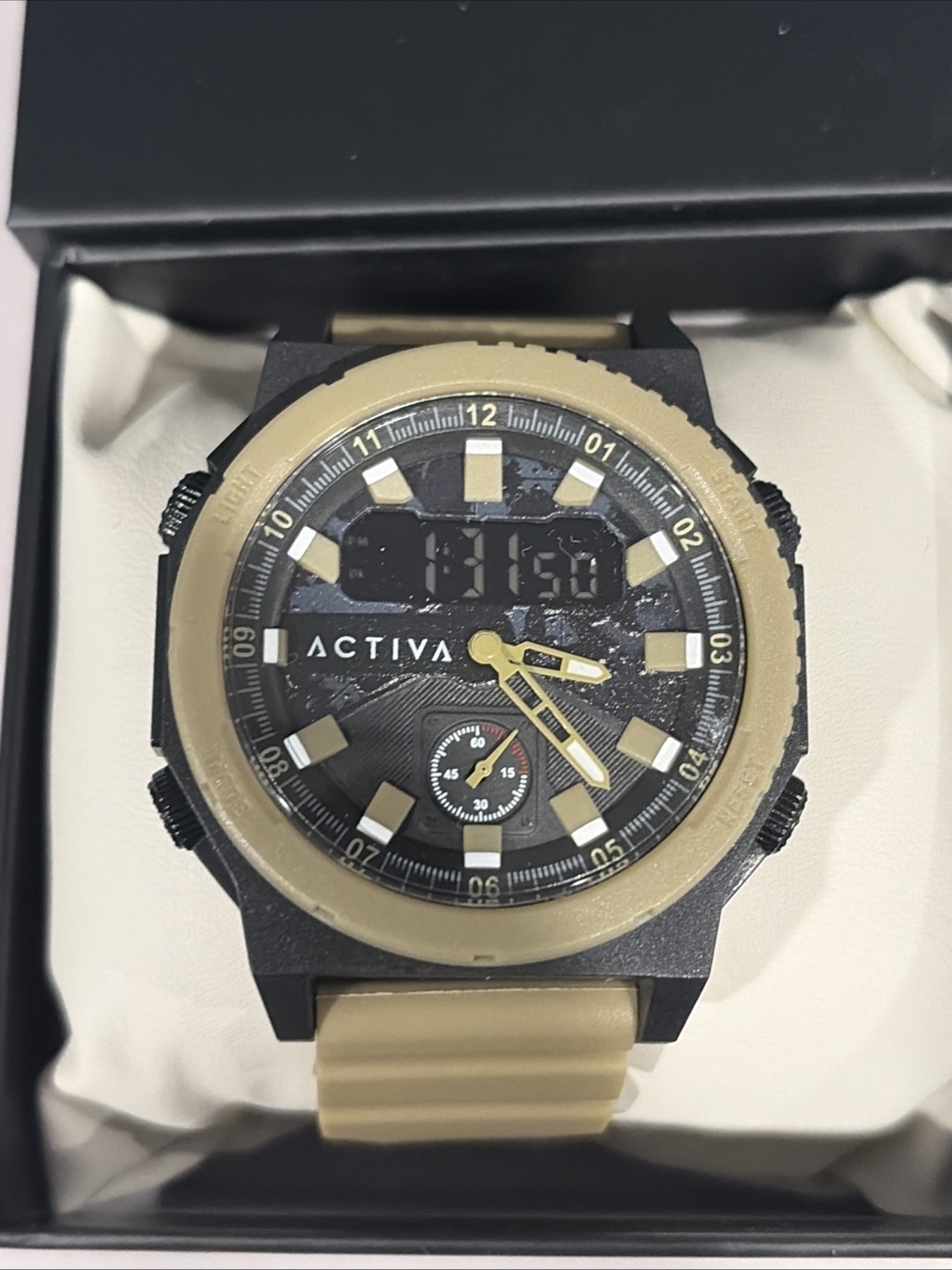 Activa X Invicta Digital Watch 47mm, Olive Black ACW2355-002