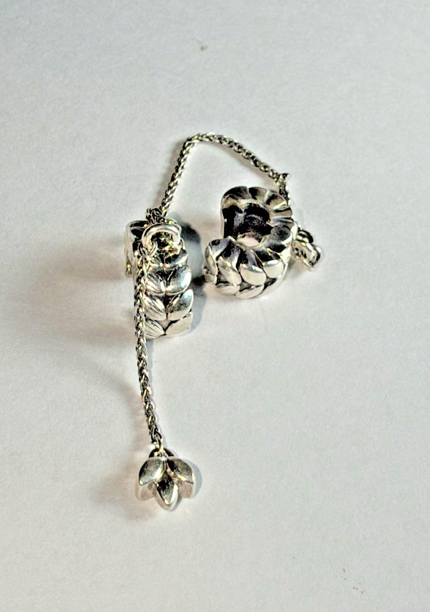 Authentic Pandora “Wheat Grains of Energy” Safety Chain #797588-05