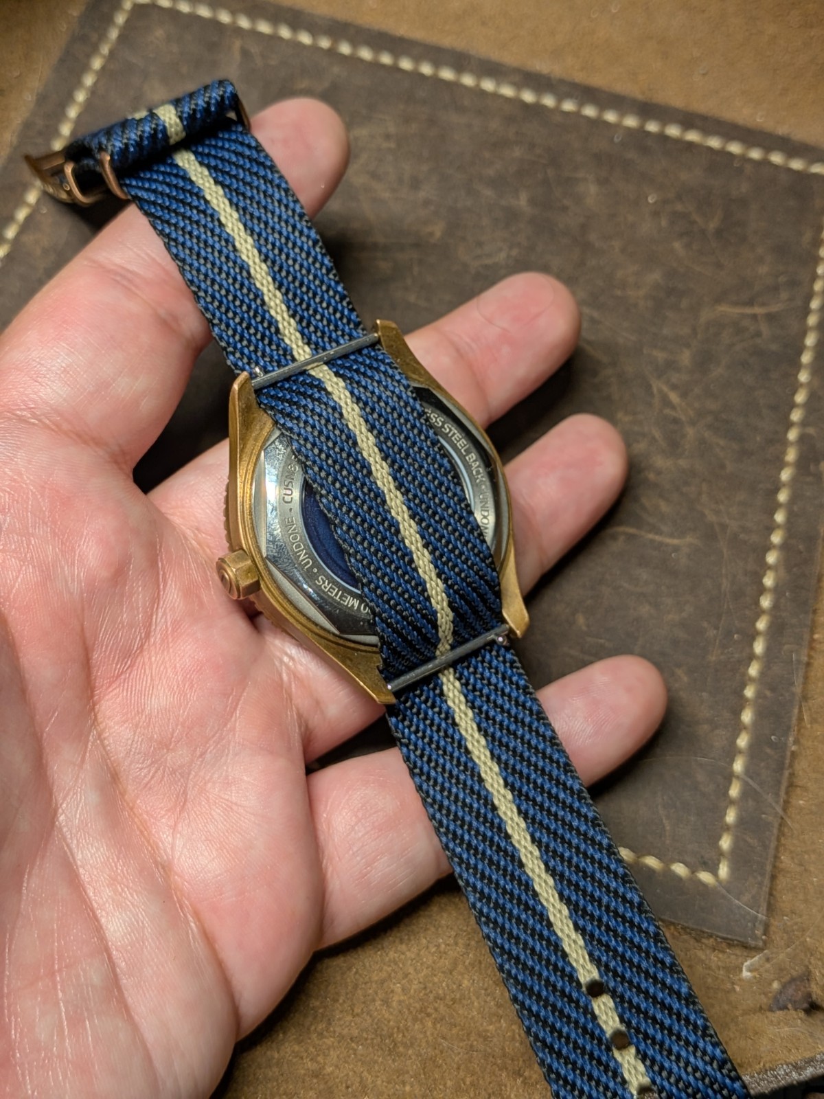 Undone Basecamp Arabian Nights Limited Edition Bronze Lapis Lazuli Watch