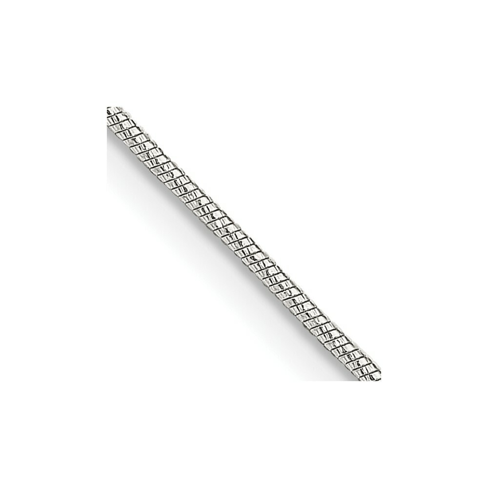 Sterling Silver Diamond-cut Snake Chain 16″ 18″ 20″ 22″ 24″ 30″ Inch Lengths