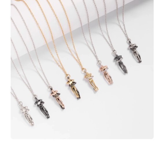 IDEA REGALO COLLANA INNAMORATI 2IN1 AMORE BEST FRIEND LOVE AMICIZIA BIGIOTTERIA