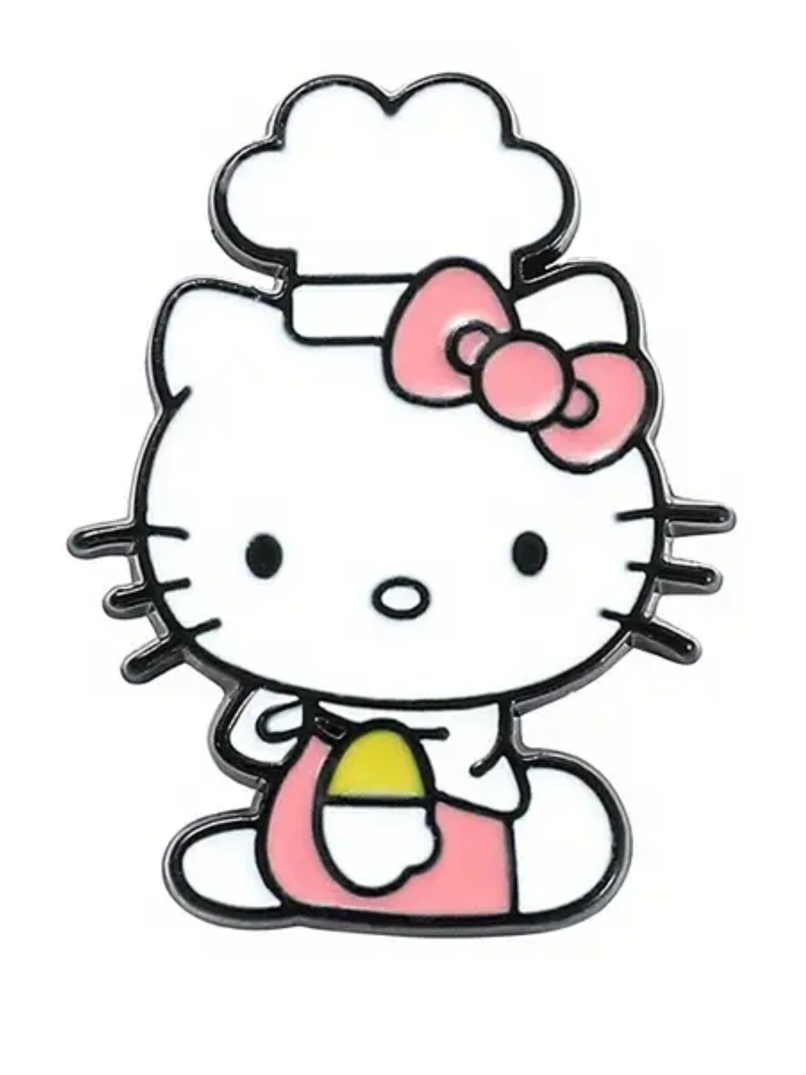 Hello Kitty Chef, Enamel, Alloy, Pin, Brooch.