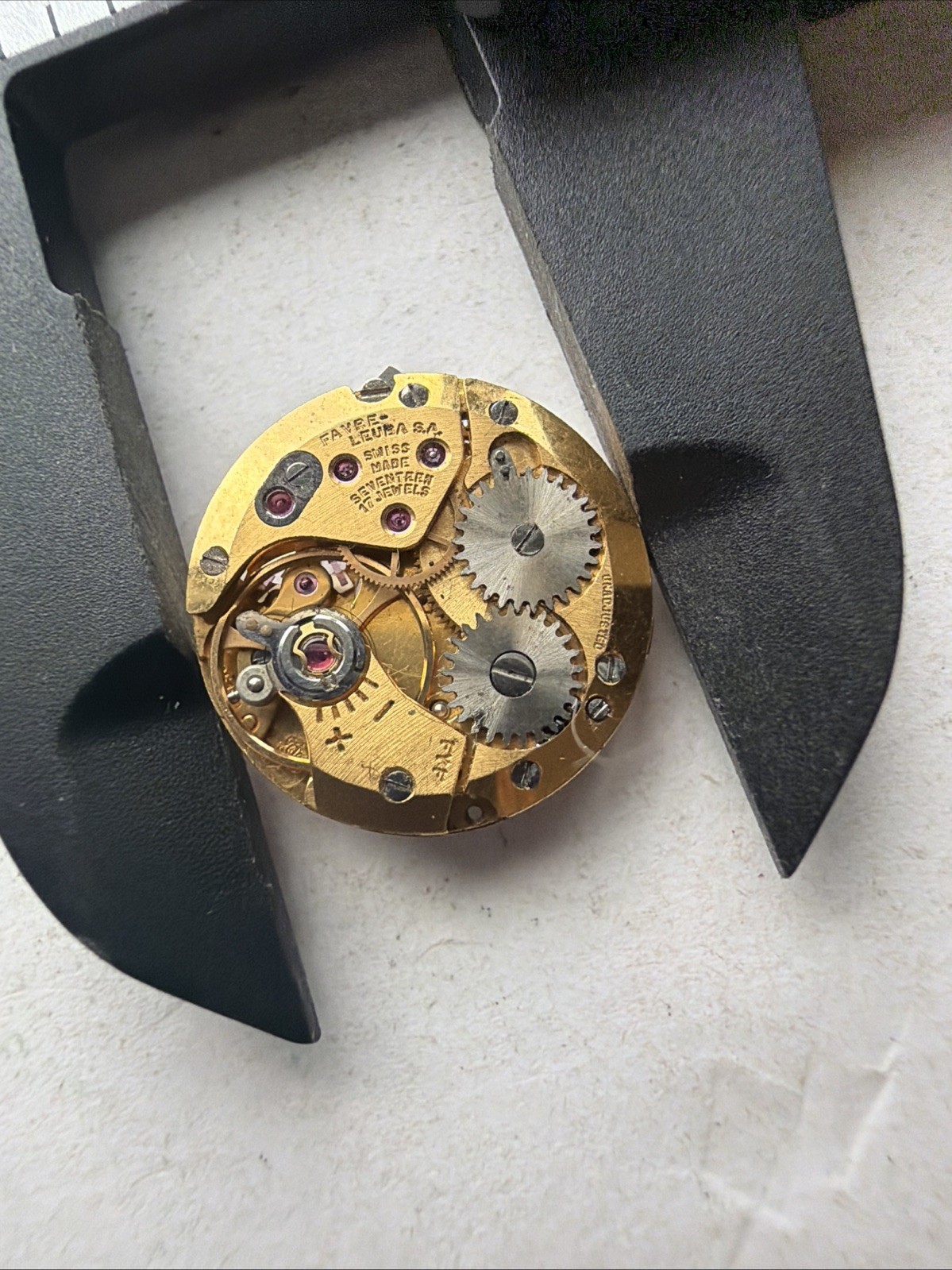 AT59 Genuine Vintage Favre – Leuba 17.4mm Ladies Watch Movement Mechanical Swiss