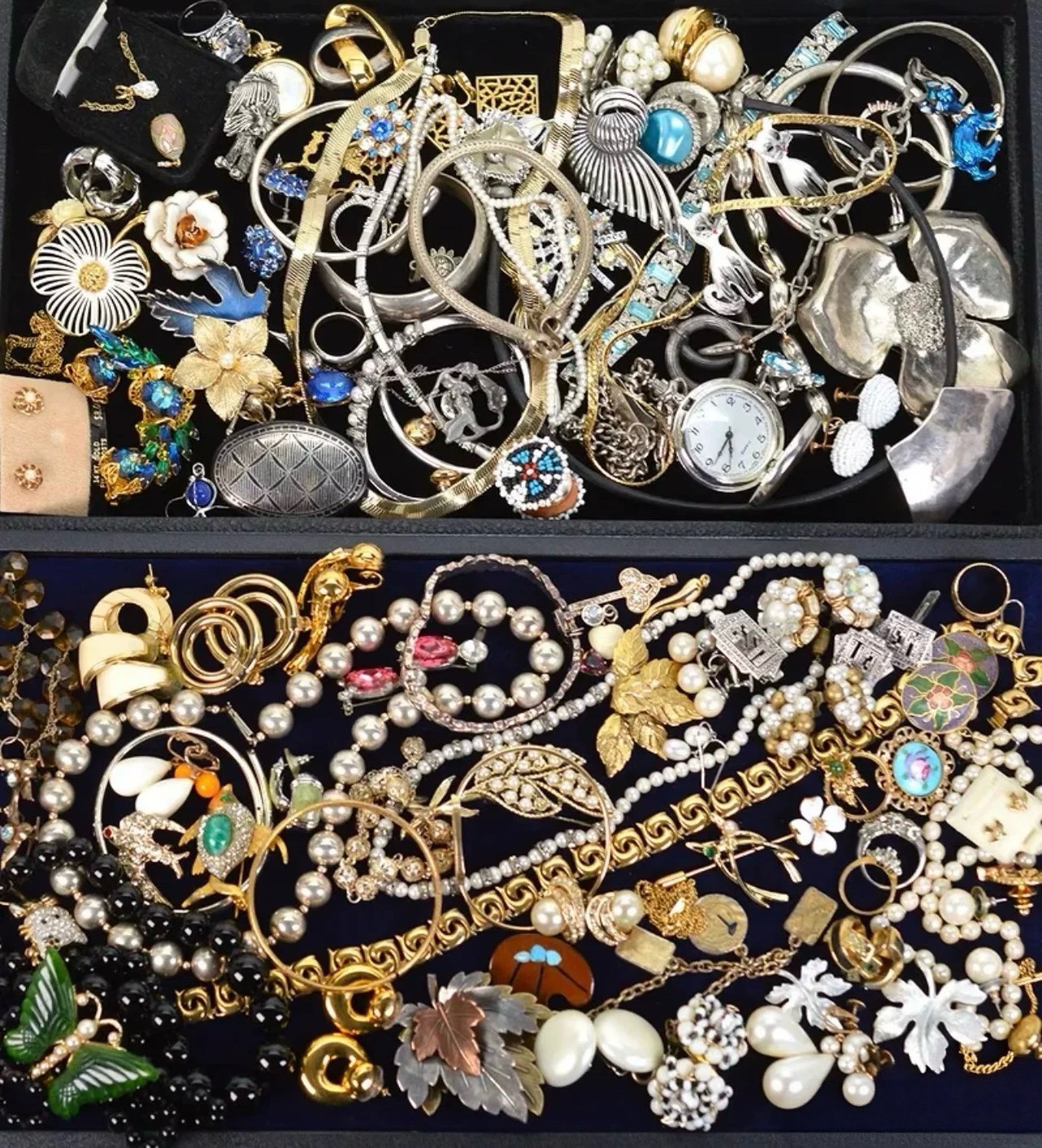 Vintage Jewelry Mystery Bag, Overseas Retro Old Ornaments, Imported Secondhand