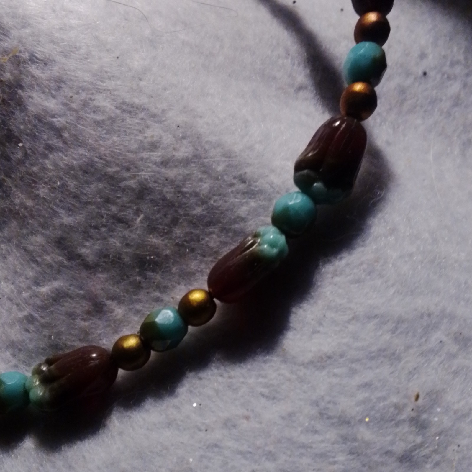 TURQUOISE Cross Pendant & Blue, Brown, & Gold Designer Stones