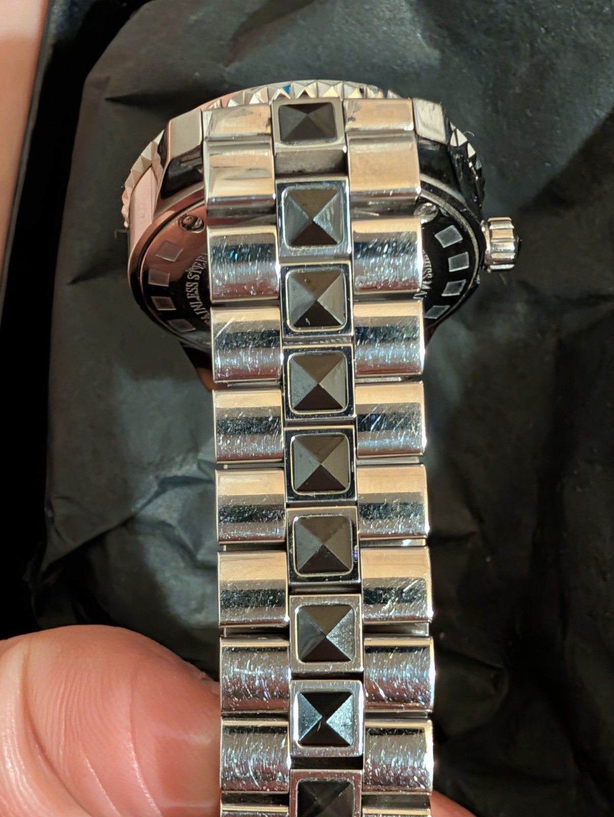 Dior Christal Watch Diamonds Ceramic Date StainSteel 33MM Ladies’