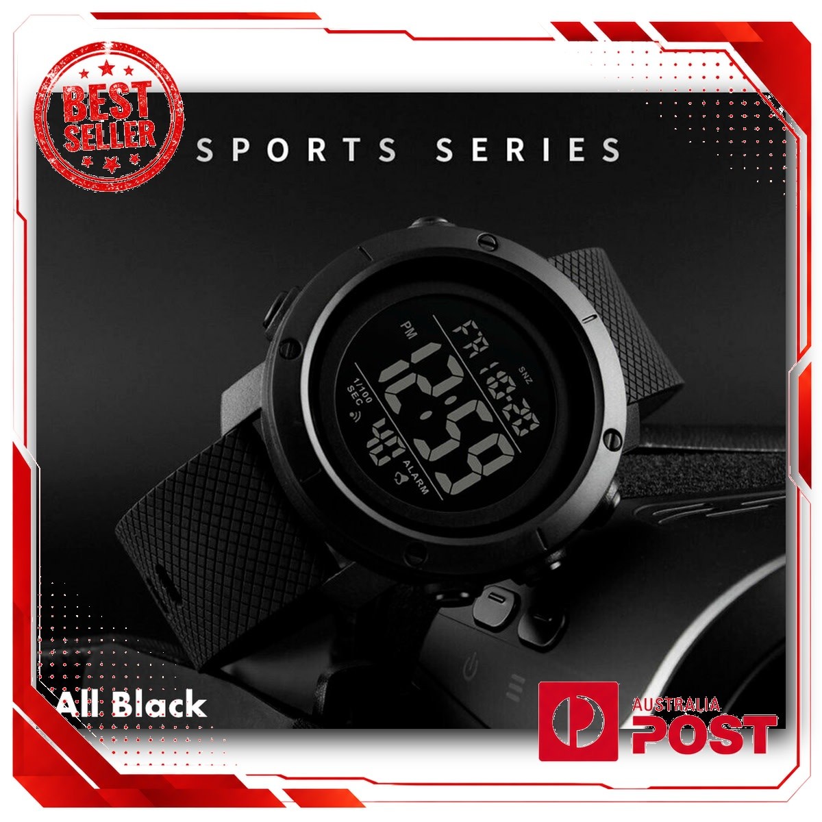 Digital Sports Watch 50M Waterproof Military Casual Men’s