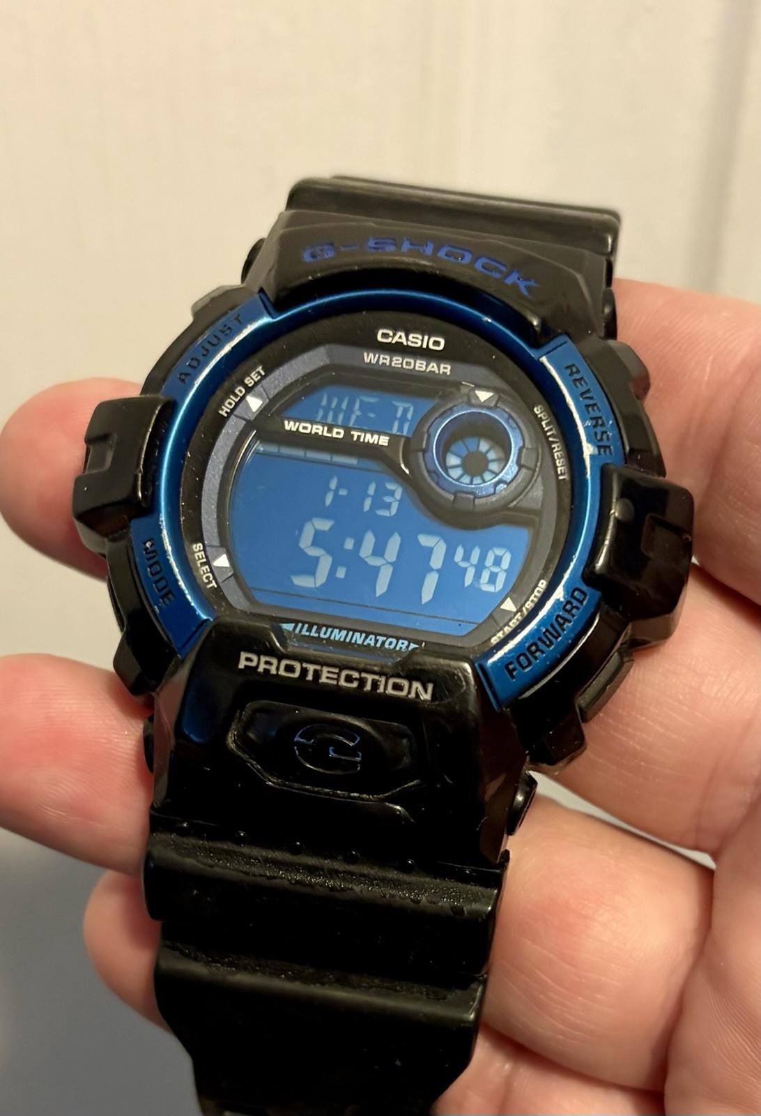 Casio G-Shock G8900A-1 (3285) Men’s Black/Blue Watch 53mm