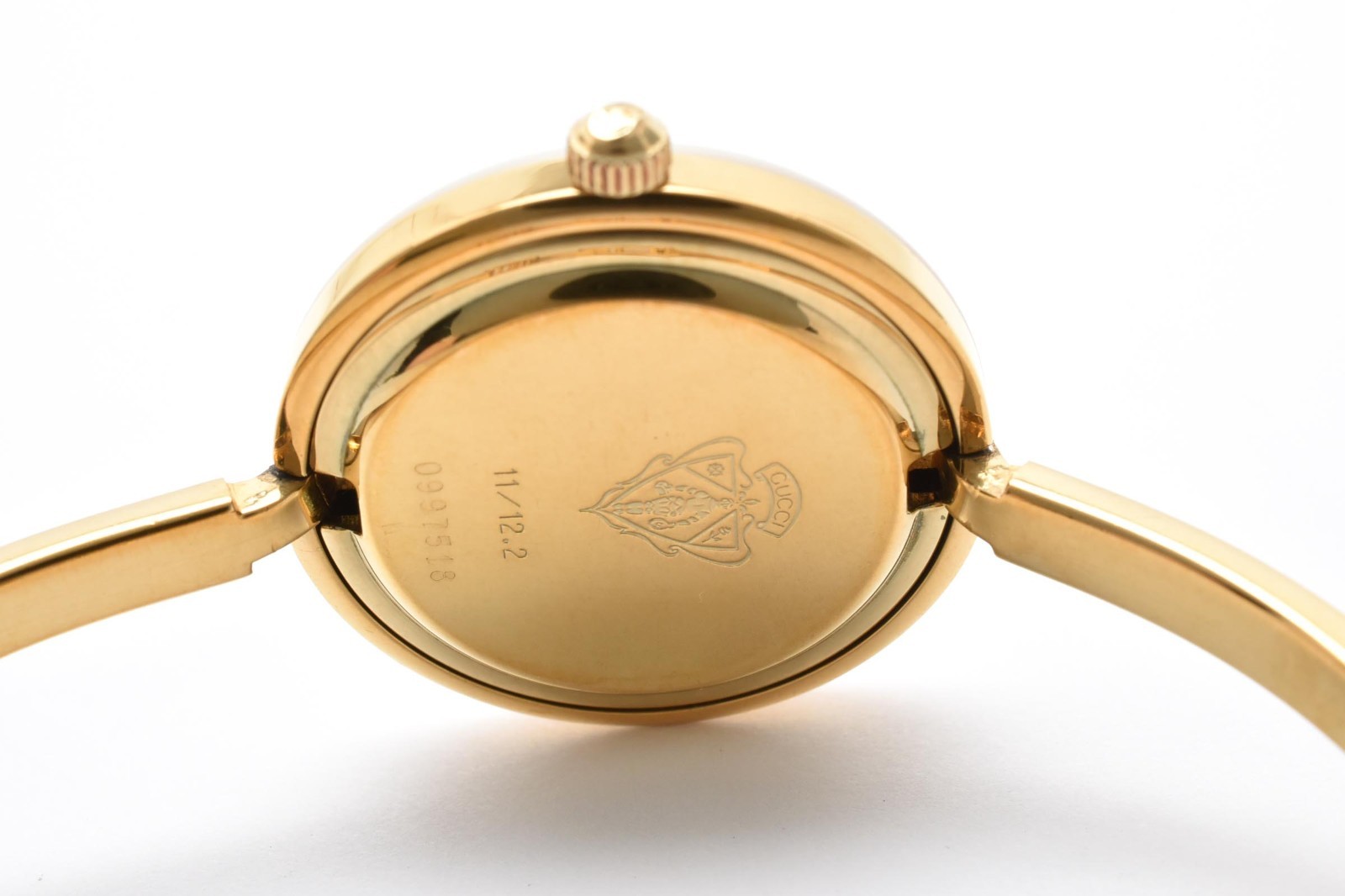 GUCCI Change Bezel 11/12.2 1100L Gold Vintage Quartz Woman’s Watch with Box!