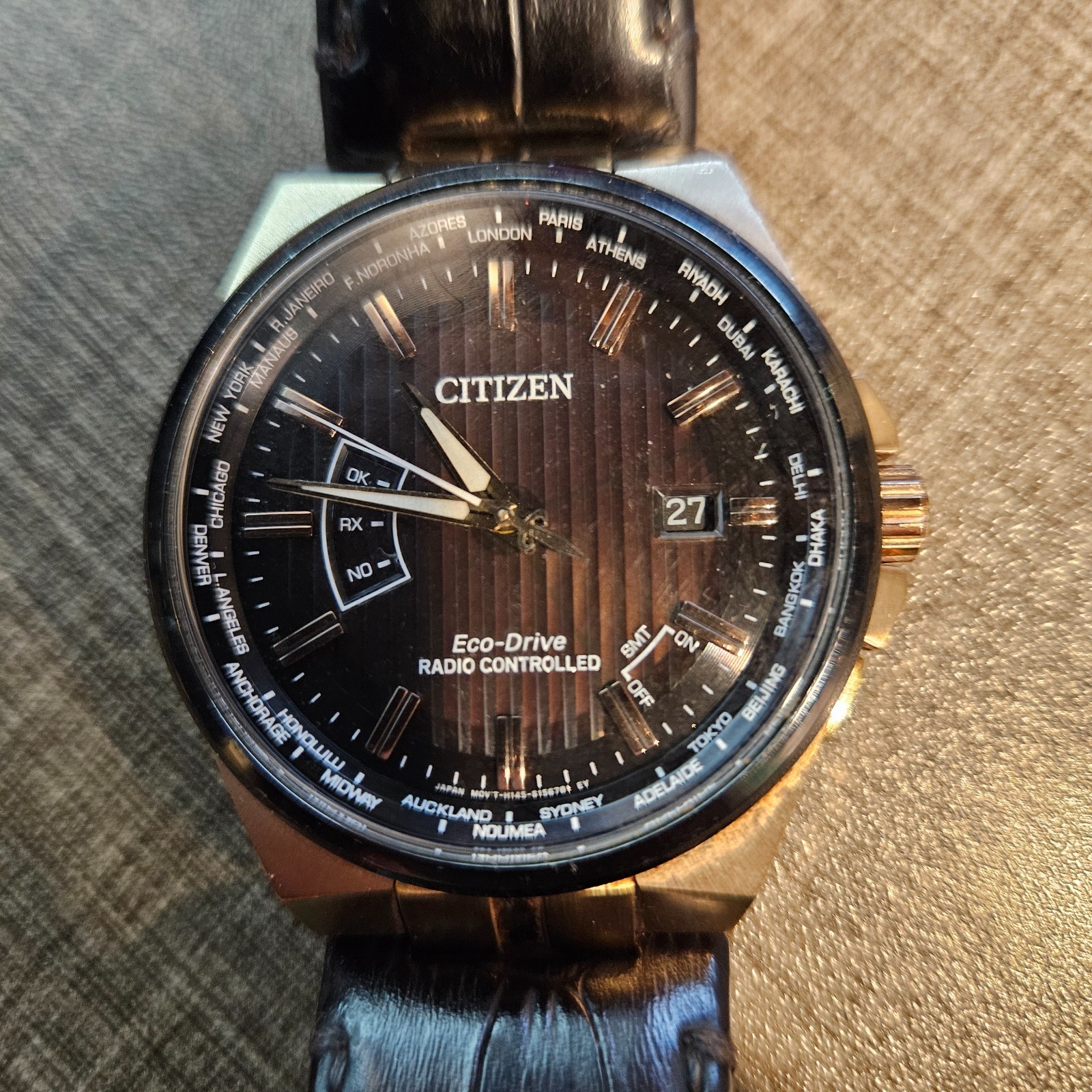 H145-S113971 CITIZEN ECO-DRIVE RADIO CONTROLLED WATCH