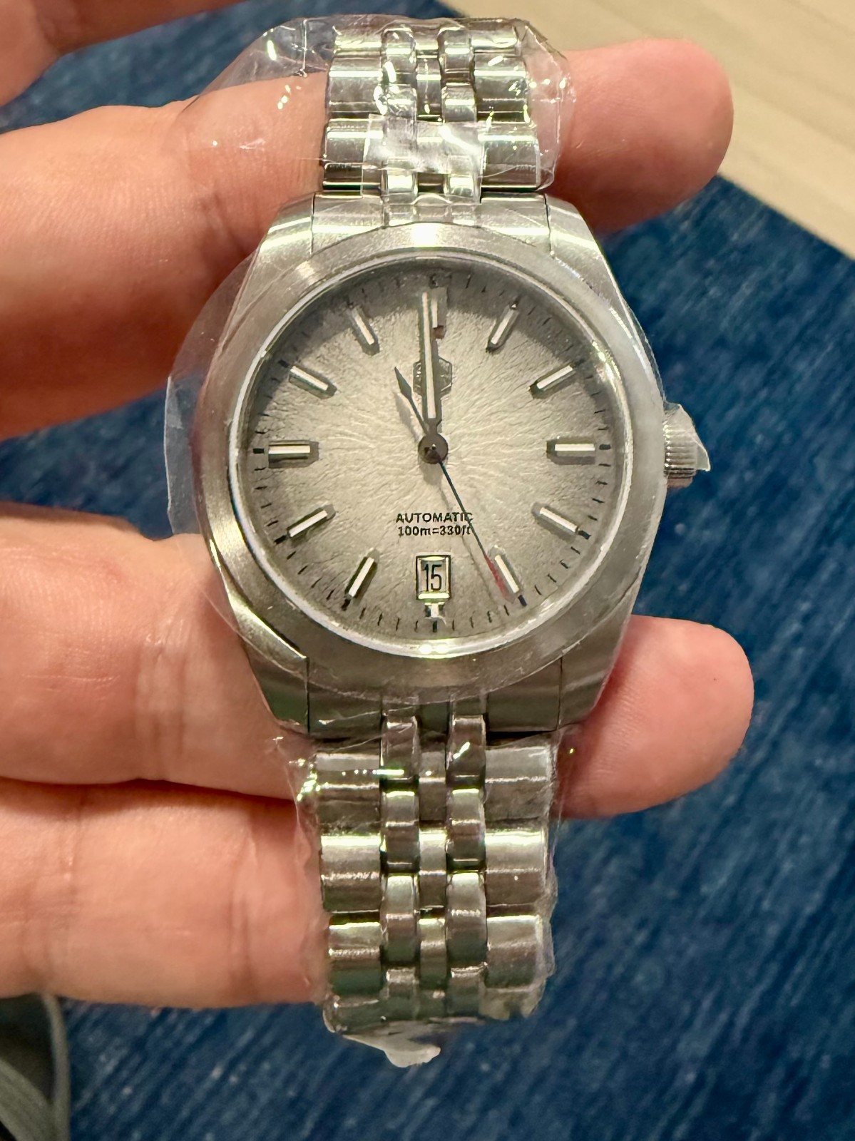 San Martin 39mm SN0144 Grey & White Dial Automatic Watch