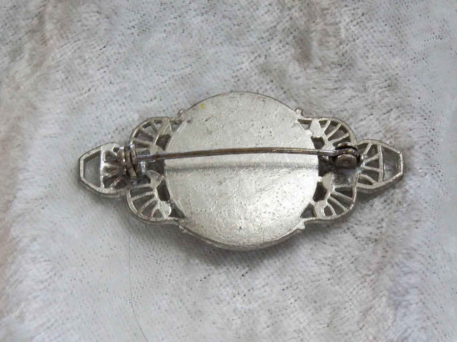 VINTAGE ART DECO BUTTERFLY WING TROPICAL BROOCH