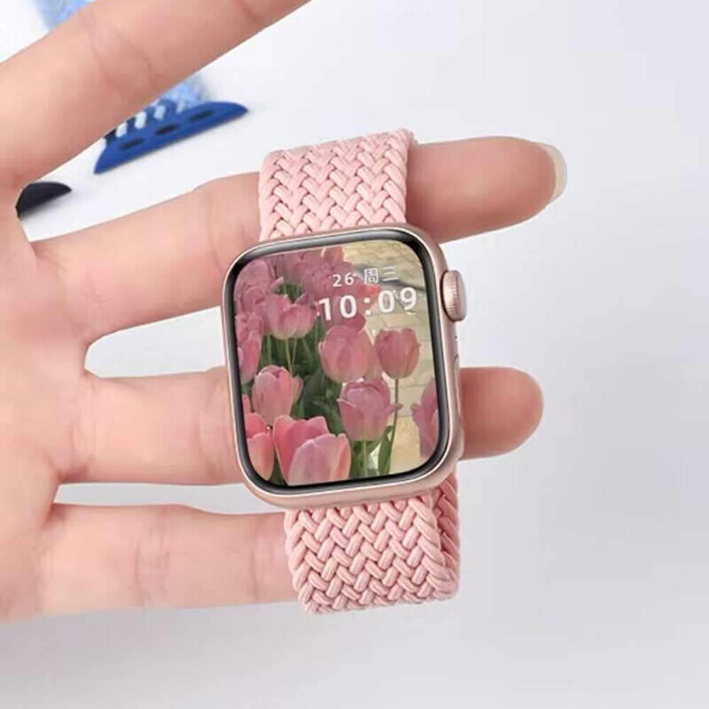 For Apple Watch 10-SE Ultra 2 Braided Solo Loop Band Size 38/41/42/44/45/46/49MM