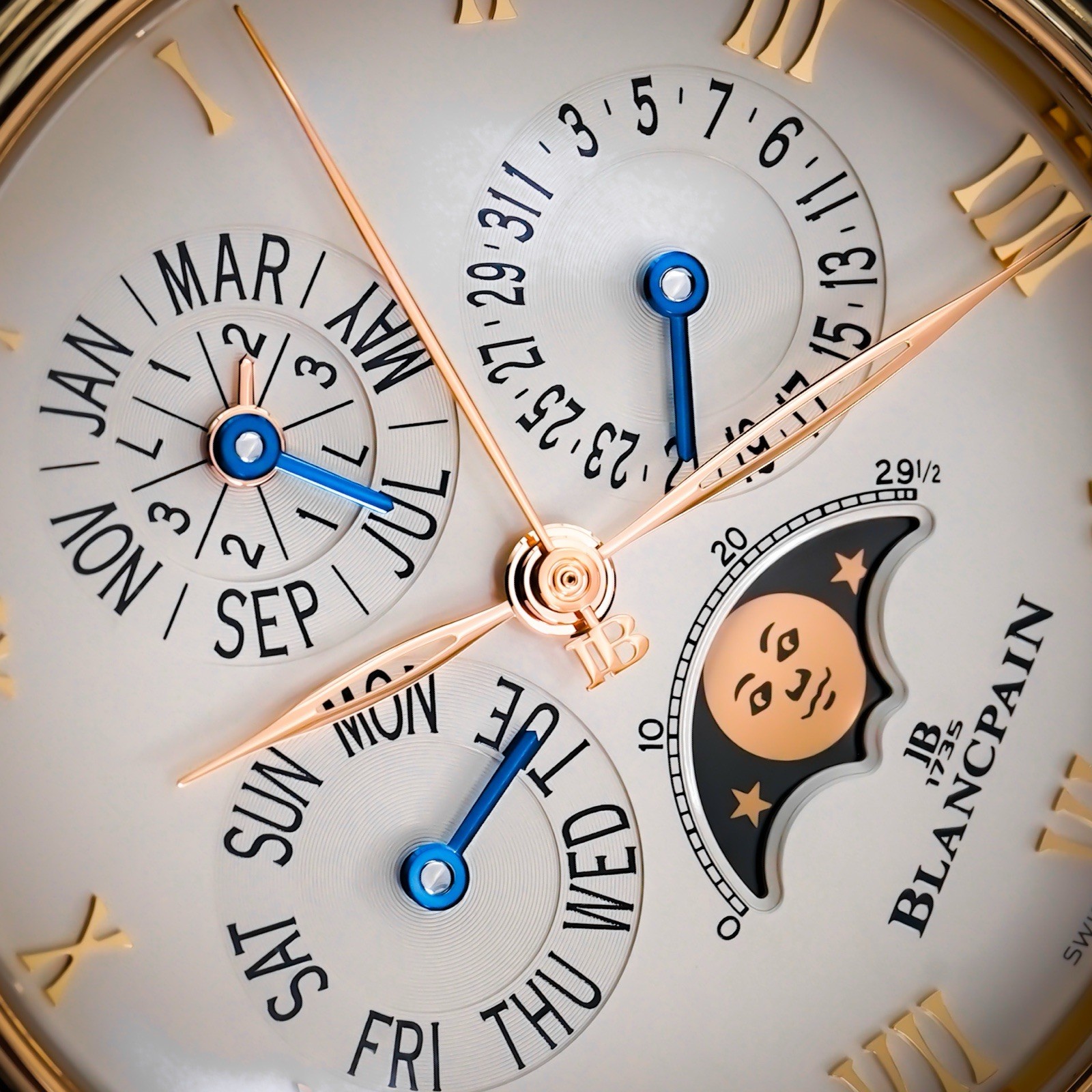Blancpain Villeret Quantieme Perpetual 40 Mm 18k Rose Gold Full Set 2021 RARE
