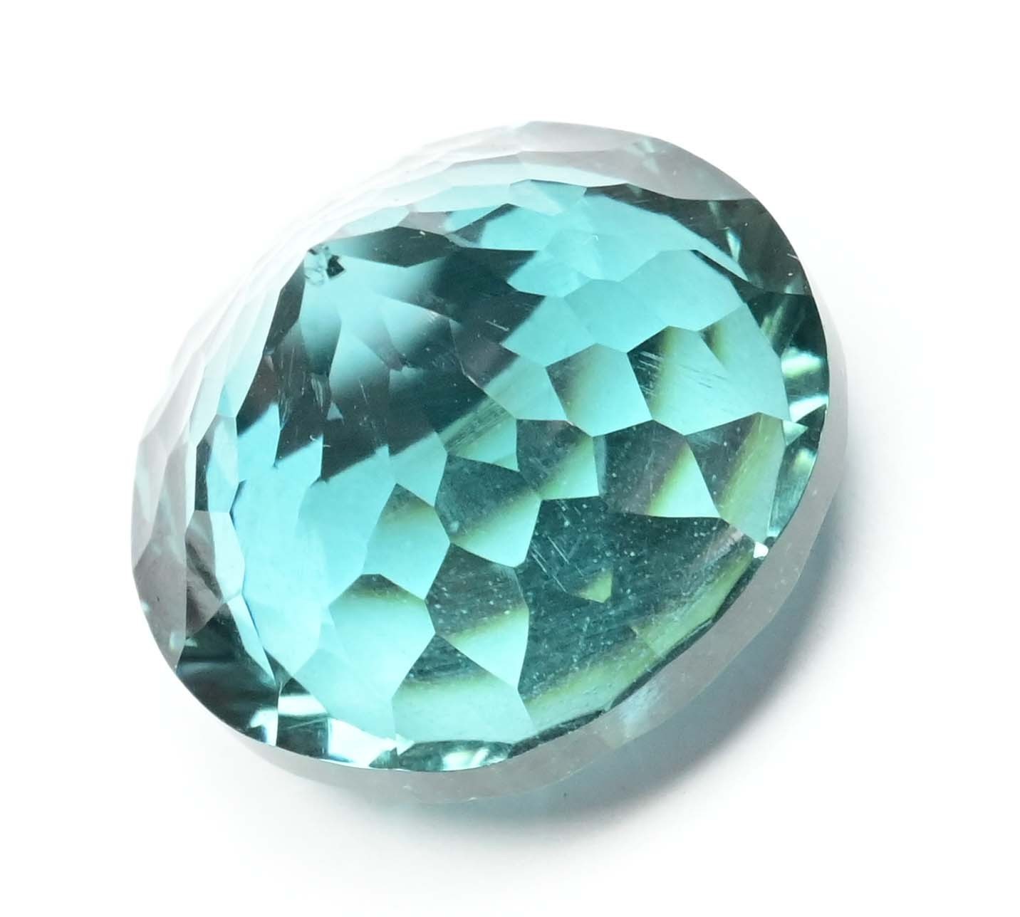 26.65 Ct Natural Greenish Neon Blue Paraiba Tourmaline Flawless Loose Gemstone