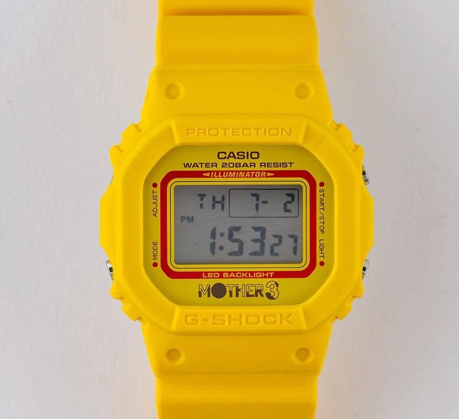 MOTHER × G-SHOCK 3rd Collaboration Model DW-5600MOT26-9JR Limited Yellow 2026