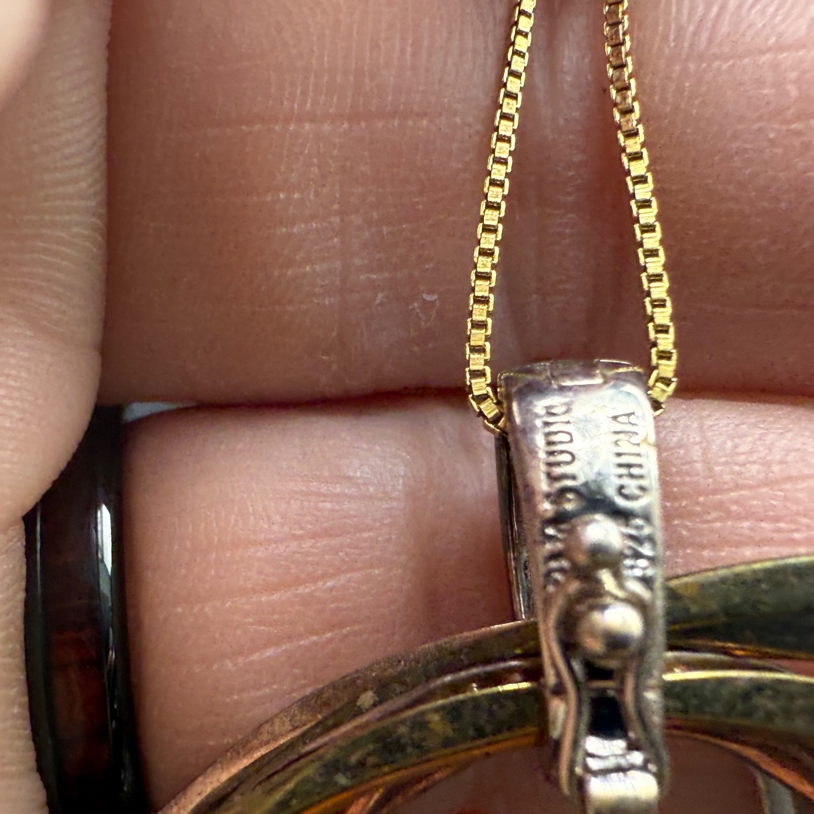RLM Studio Necklace Signed 925 19” Extra Bale Included