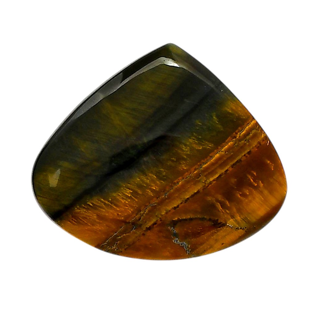Natural Blue Tiger Eye 27.25x32x5.8 mm Heart Shape Polished Gemstone LS17-05507