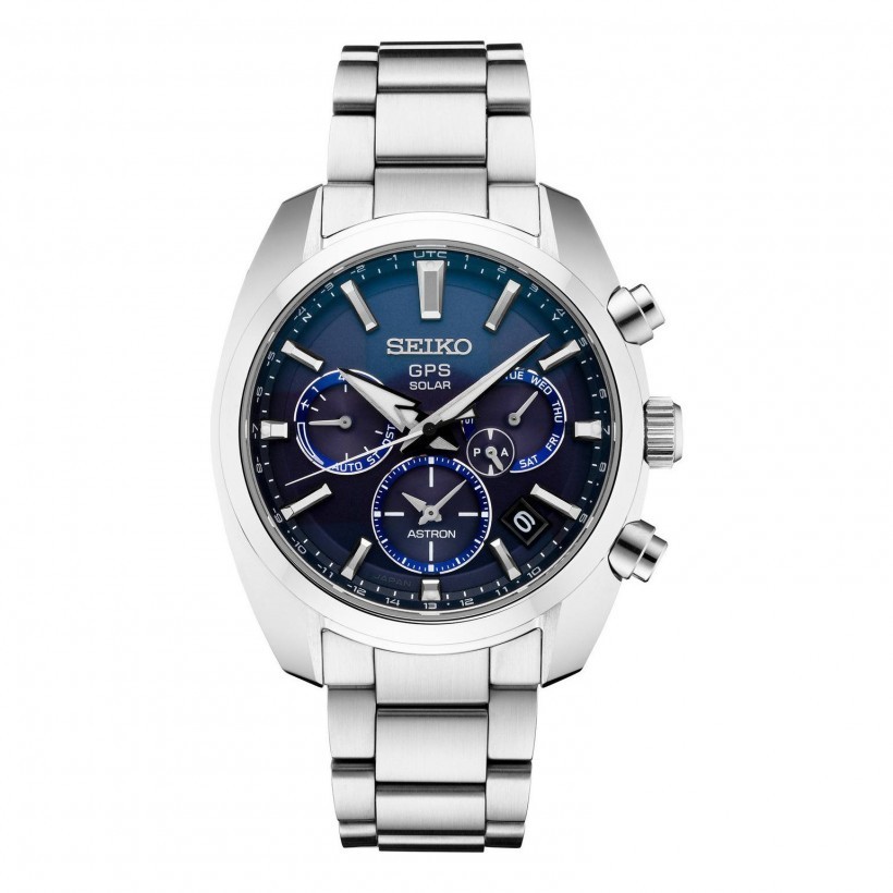 BRAND NEW Seiko Astron Blue Dial Men’s Auto GPS Solar Watch SSH019 FULL SET 43mm