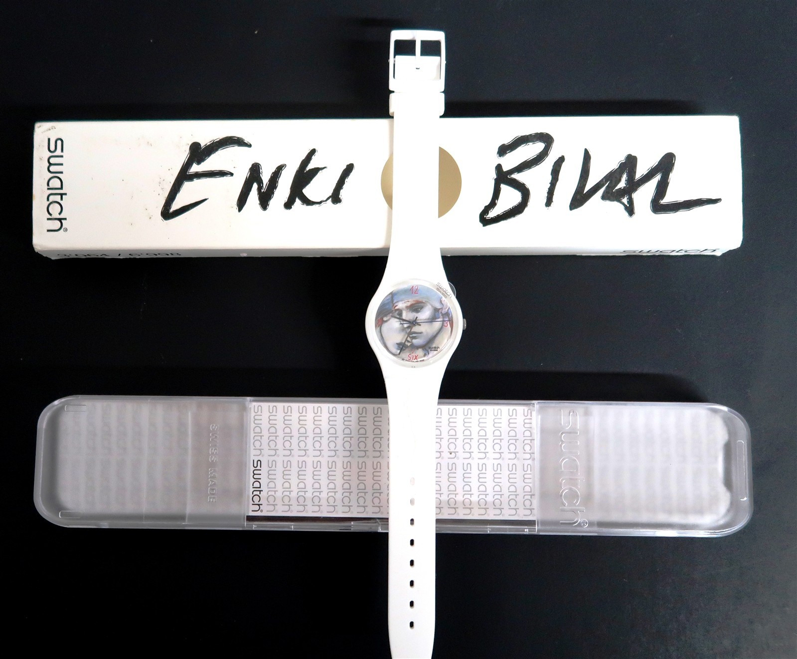 NEW Swatch Watch INTO EACH OTHER GZ218S w/ Case & Papers 2010 Numbered Edition