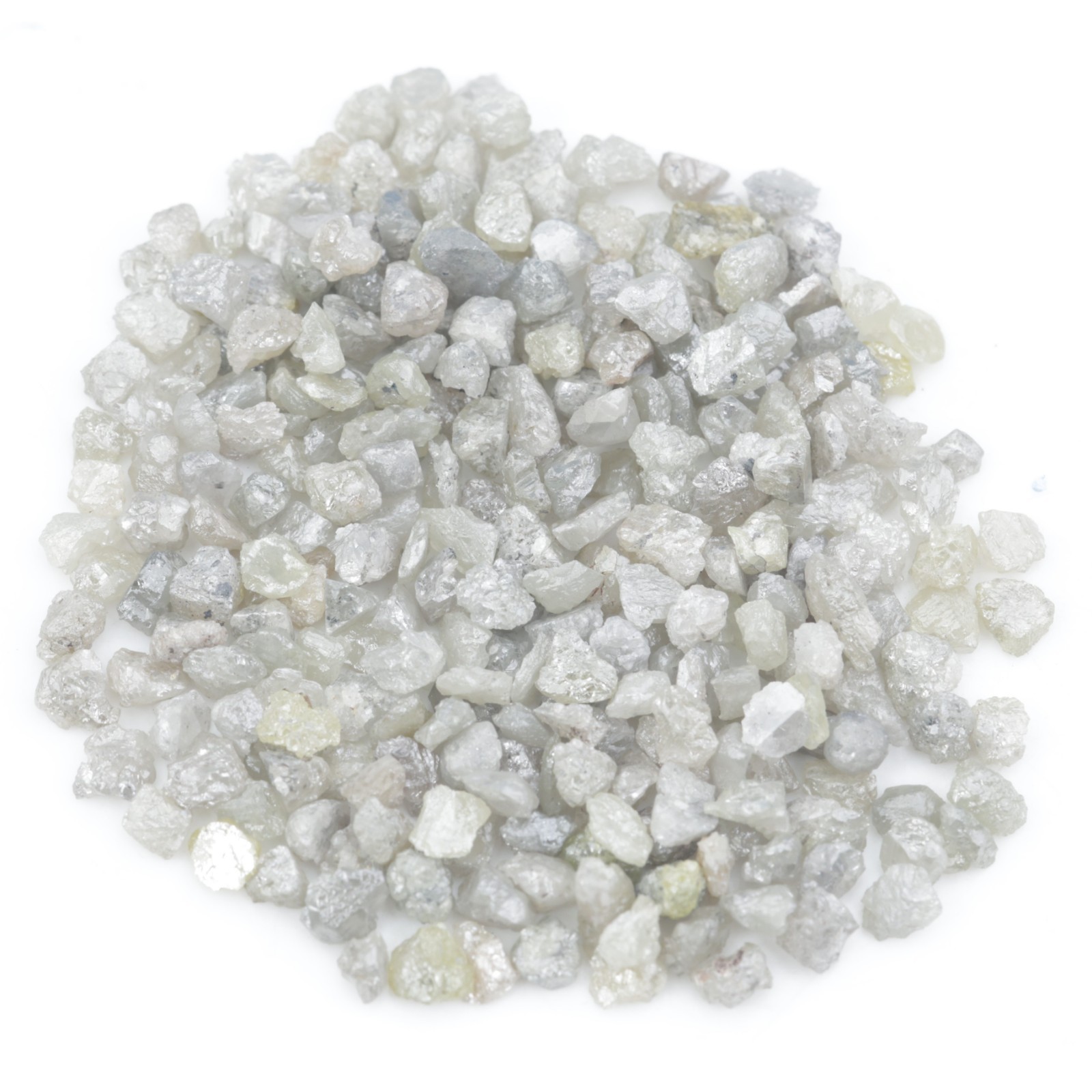 6.00Ct White Rough Diamond Lot Natural Loose Raw Uncut Diamond For Fine jewelry.