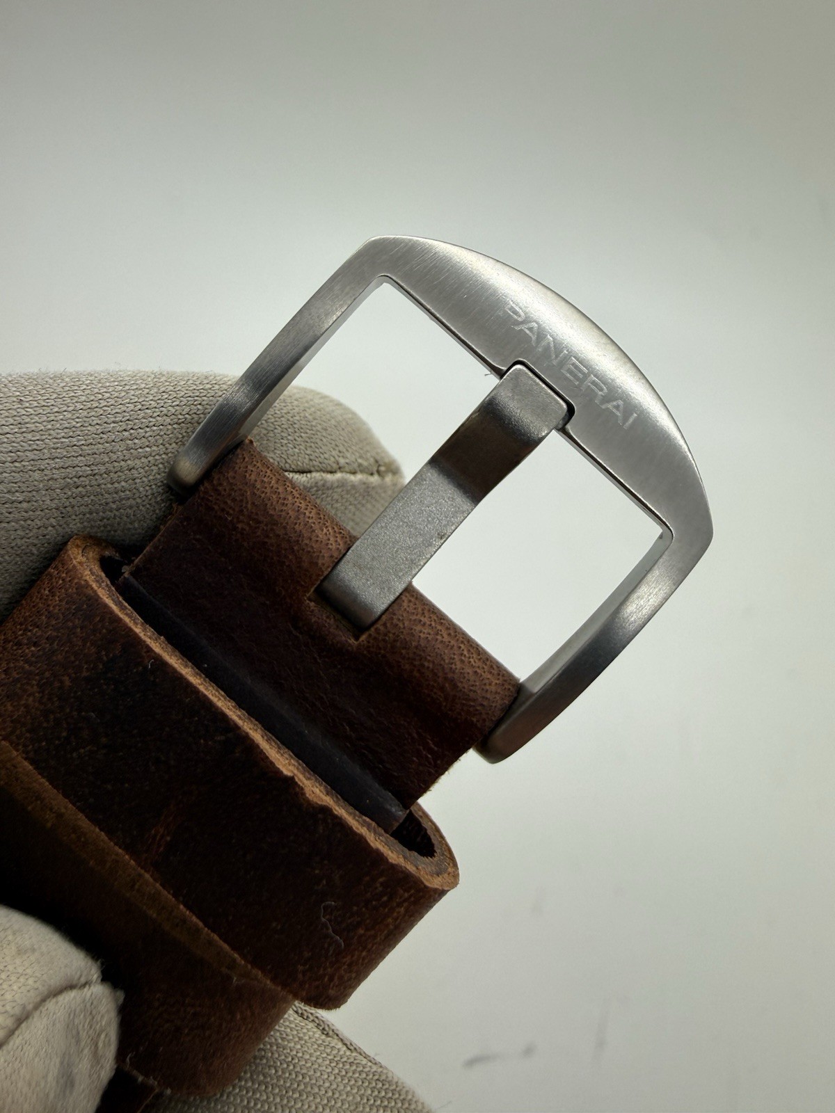 2021 Panerai Luminor 44mm Titanium Brown Dial Manual Wind PAM00061 PAM61 B+P