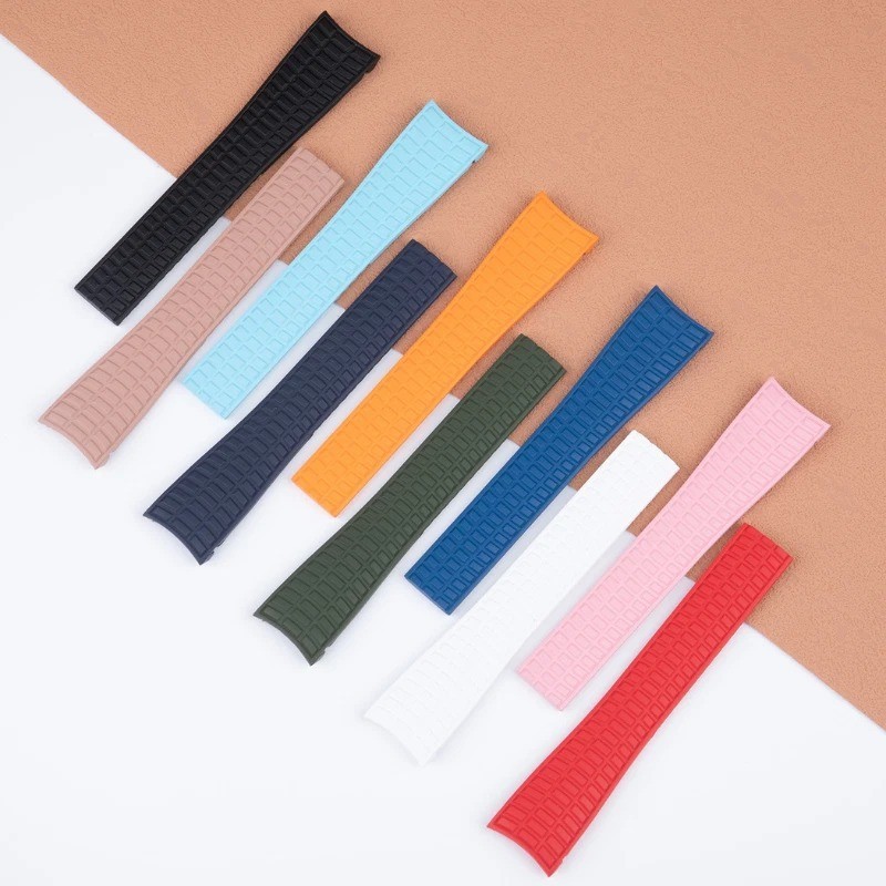 21/16mm Replacement Rubber Watch Strap Fits Patek Philippe Aquanaut Luce
