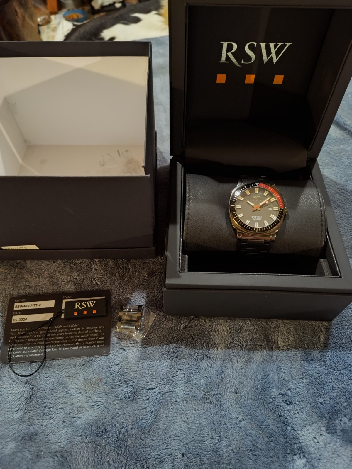 RSW Romeo Dive model RSWA117-TT-2 26 jewel Automatic Limited Edition no. 345/500
