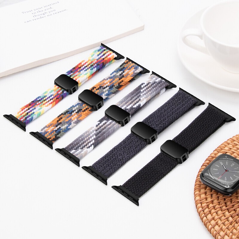 Hot Magnetic Nylon Loop Strap Band For Apple Watch Series 11-1 Ultra SE 38-49MM