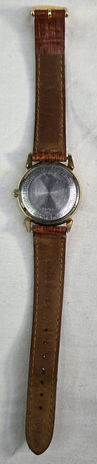 Vintage 1968 Bulova Watch 23 Jewel. Self-Winding. 10K RGP Bezel – Needs Repair