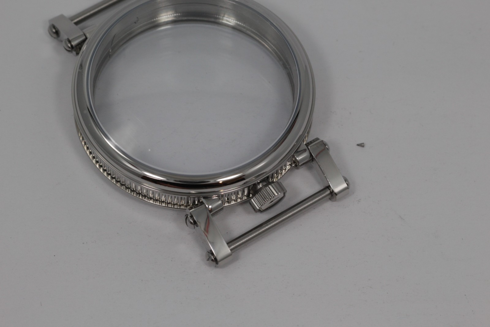 Stainless steel case for marriage watch will fit Illinois, Waltham 12s movement