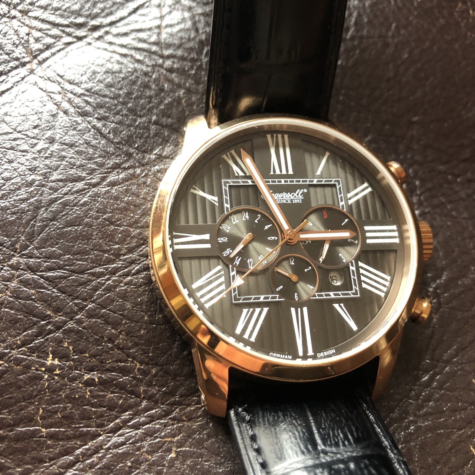 INGERSOLL IN1409 PE AUTOMATIC COOPER BLACK DIAL WATCH DUSTY ROSE LMTD EDITION 👀