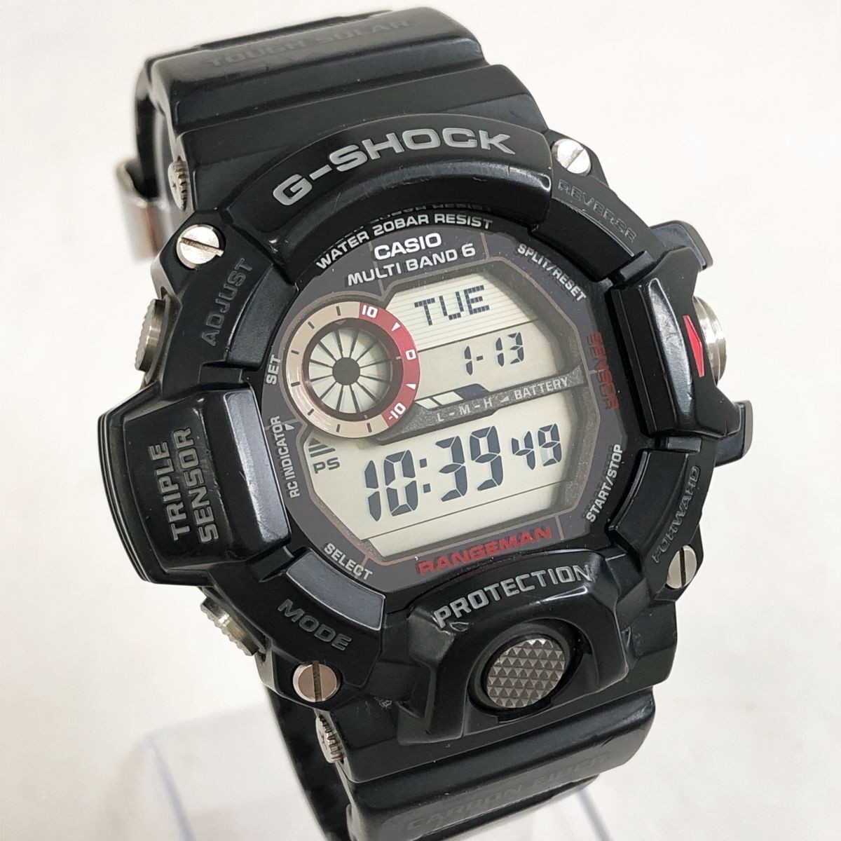 Casio G-SHOCK Master of G RANGEMAN GW-9400J-1JF Triple Sensor ver.3 Used