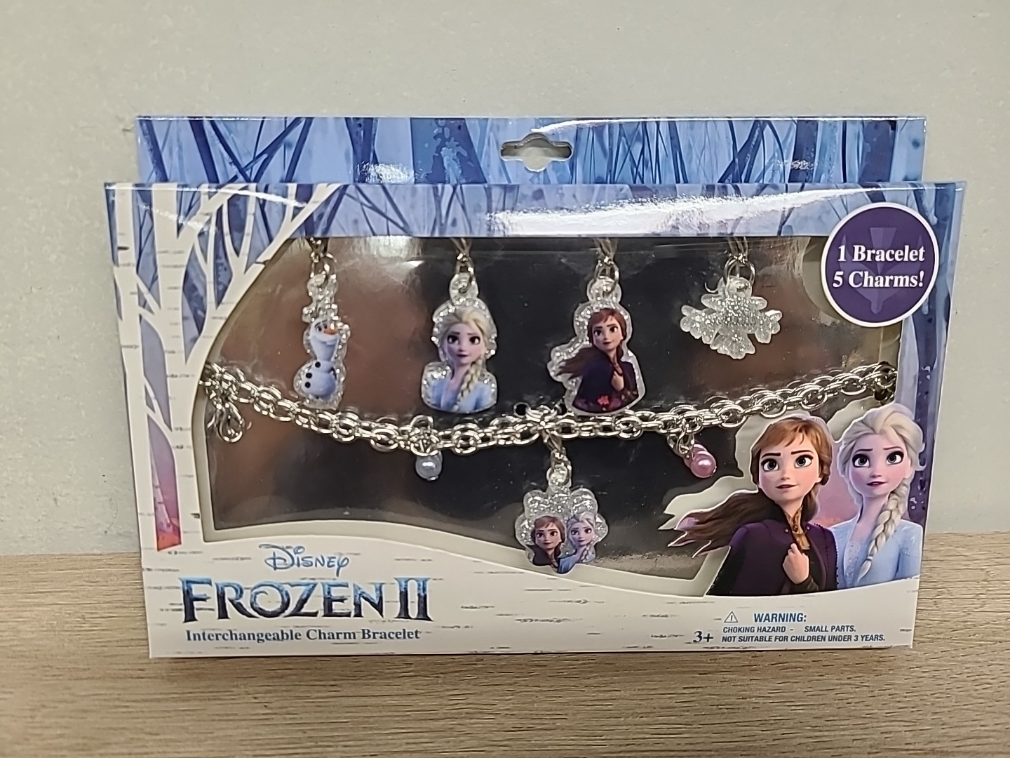 6 X Disney Frozen II Girls Jewelry Bracelets with interchangeable Charms