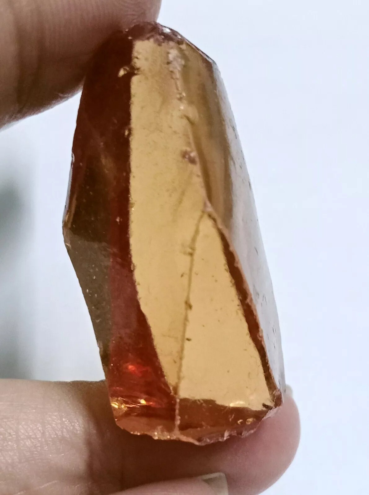Natural Cambodian 176-178 Ct Orange Zircon Rough Cut Loose Gemstone Certified