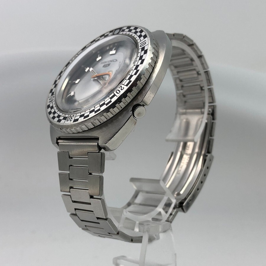 Vintage 1969 Seiko 5 Sports 6119-7170 Rally diver Checker flag Automatic #1992