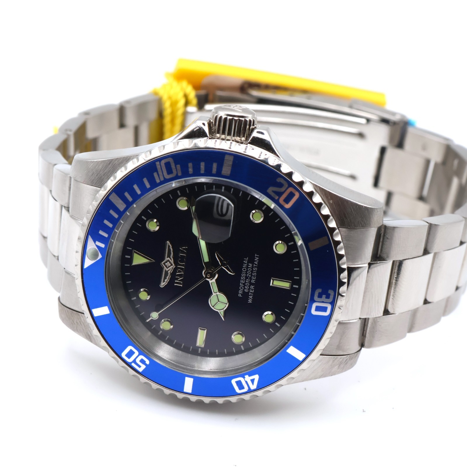 Invicta Men’s Pro Diver Quartz 3 Hand Blue Dial Watch 26971