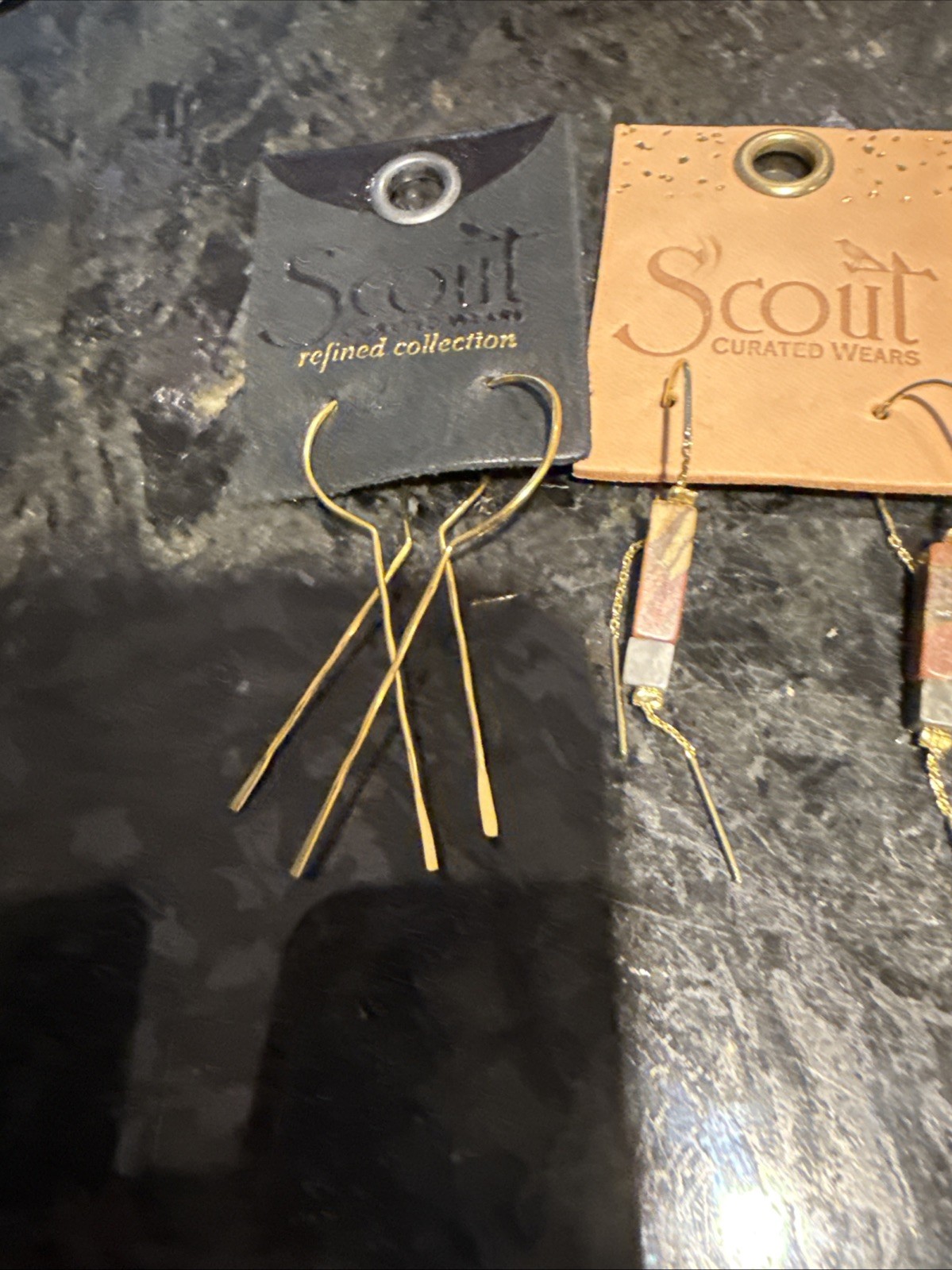 Scout Curated Wears Refined Collection Two Pair Of Earrings New NWT